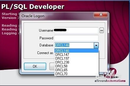 【PLSQL】：[1]如何远程连接多个ORACLE数据库