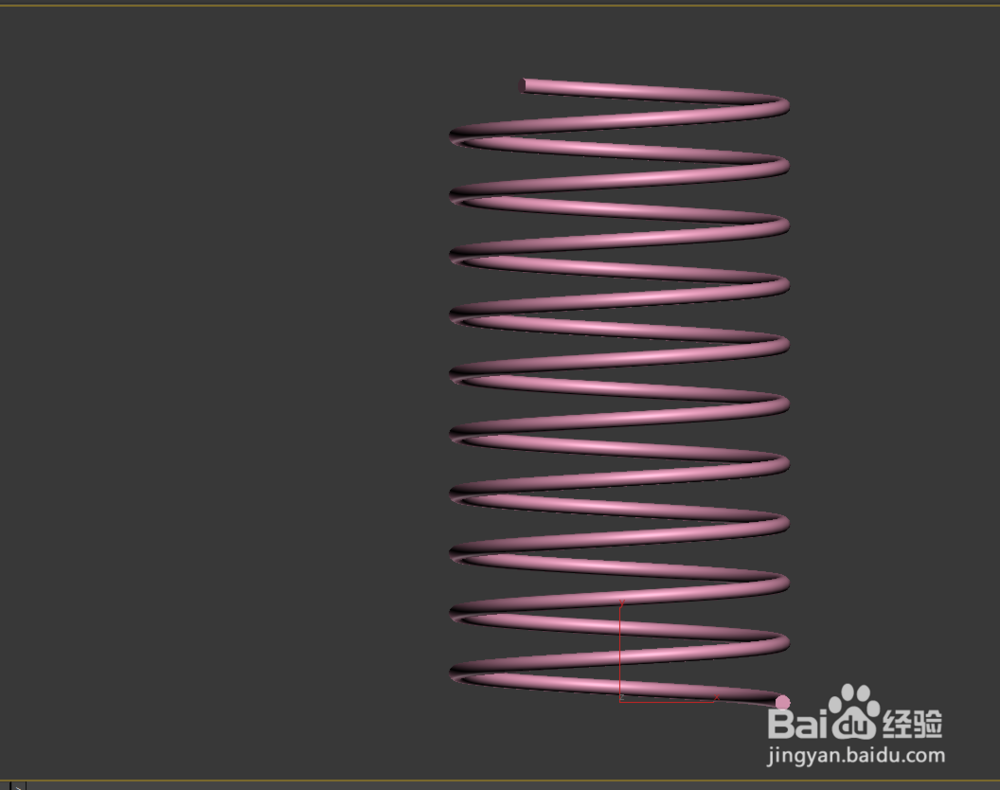 3dmax如何制作弹簧！