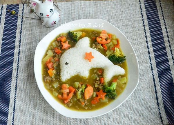 咖喱土豆牛肉拌饭