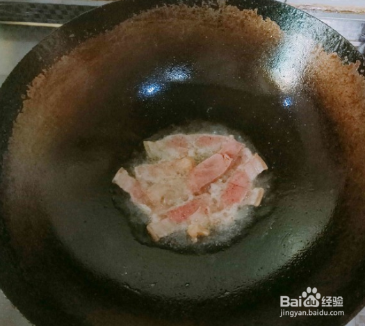腊肉荷兰豆的做法
