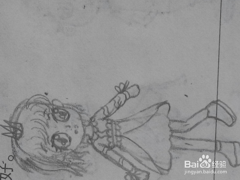 简笔画动漫人物七