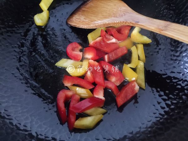 清炒彩椒荷兰豆