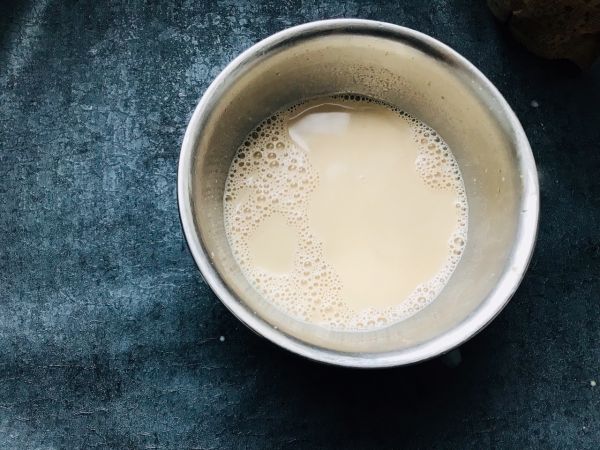 #网红美食我来做#黑糖撞奶珍珠芋圆