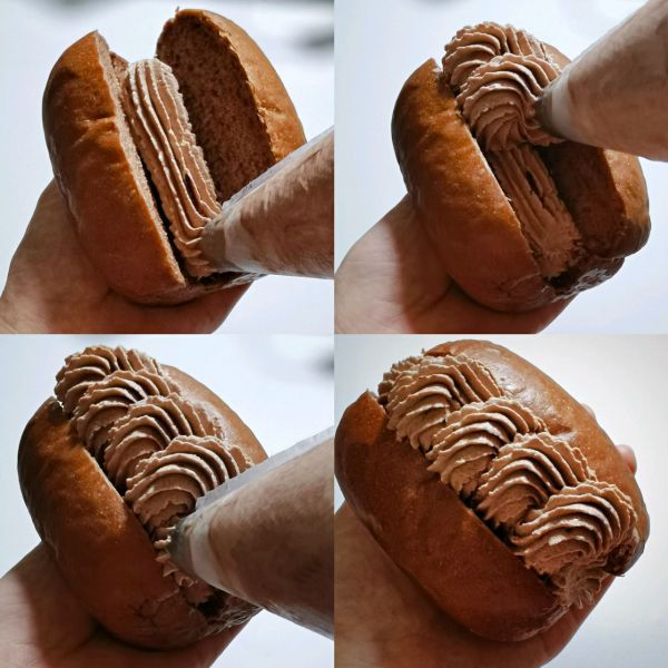 巧克力奶油小面包