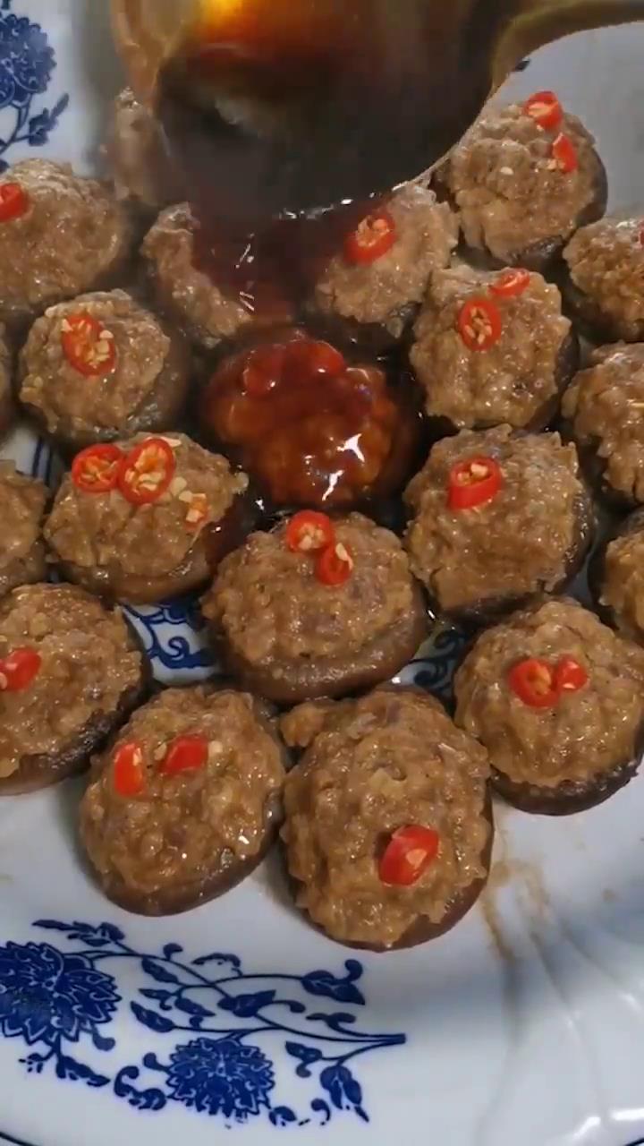 香菇酿肉怎么做