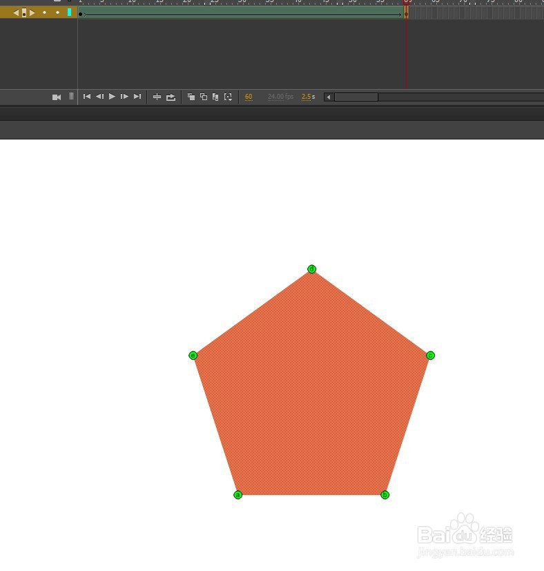 animate如何添加形状补间动画的形状提示点