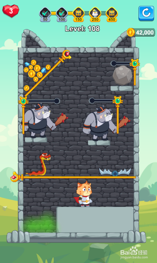 Hero Mission 2的Level 108怎样通过