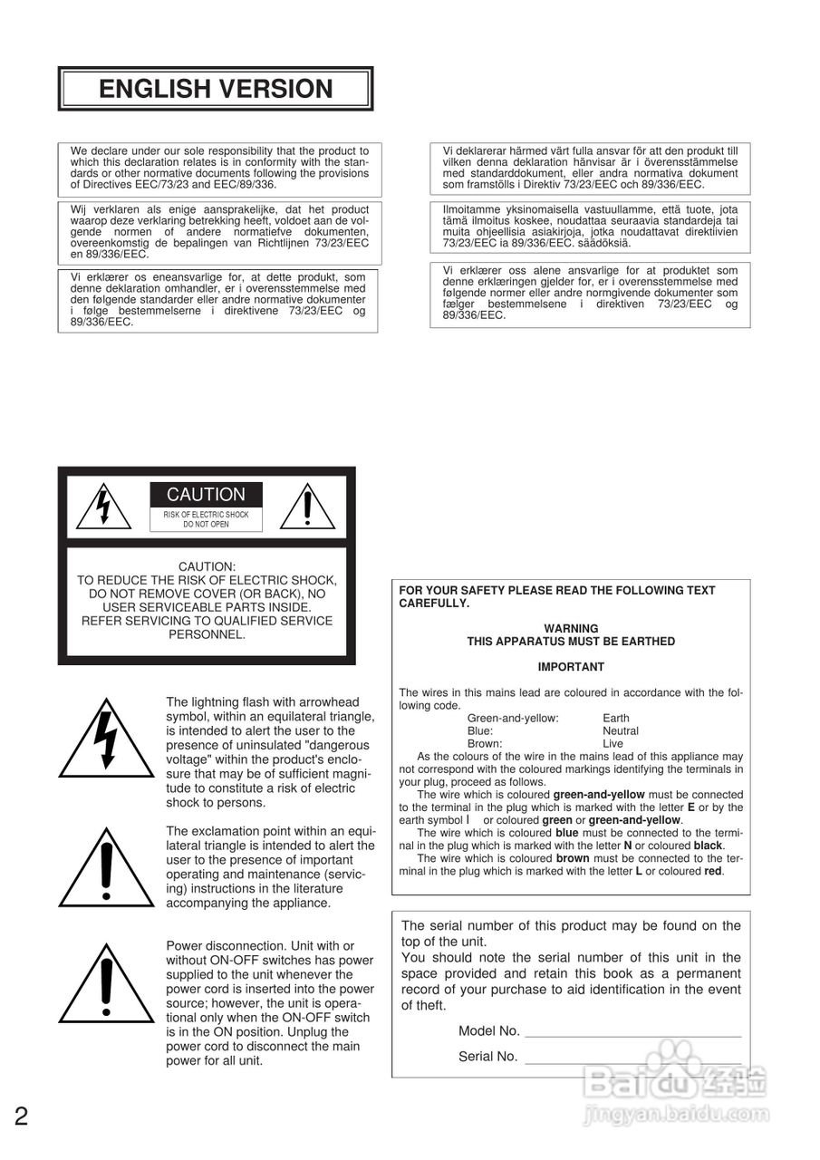松下WV-CW864E彩色闭路监控摄像机使用说明书:[1]