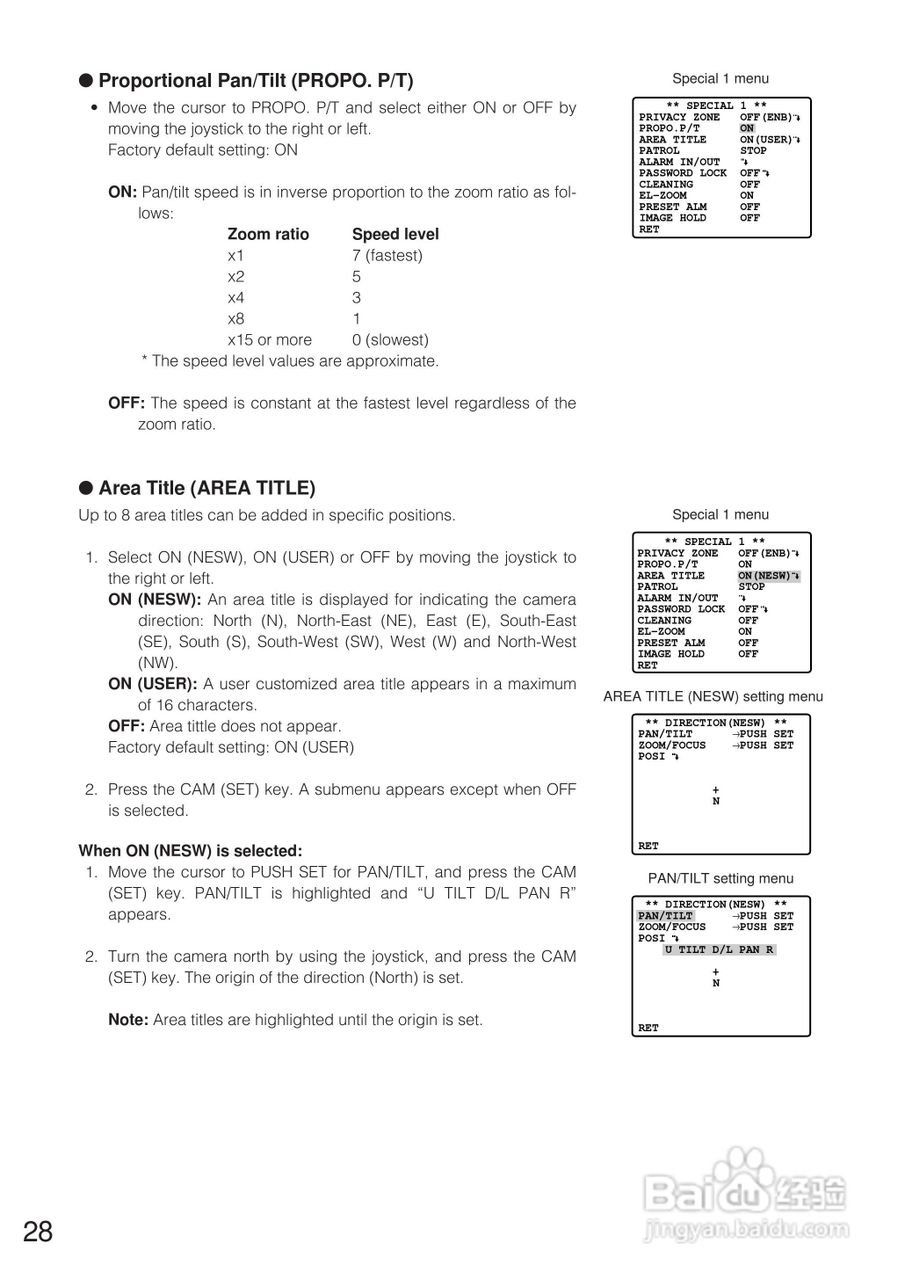 松下WV-CW864E彩色闭路监控摄像机使用说明书:[3]