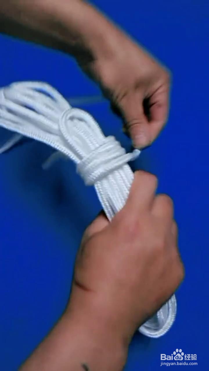 如何快速整理绳结