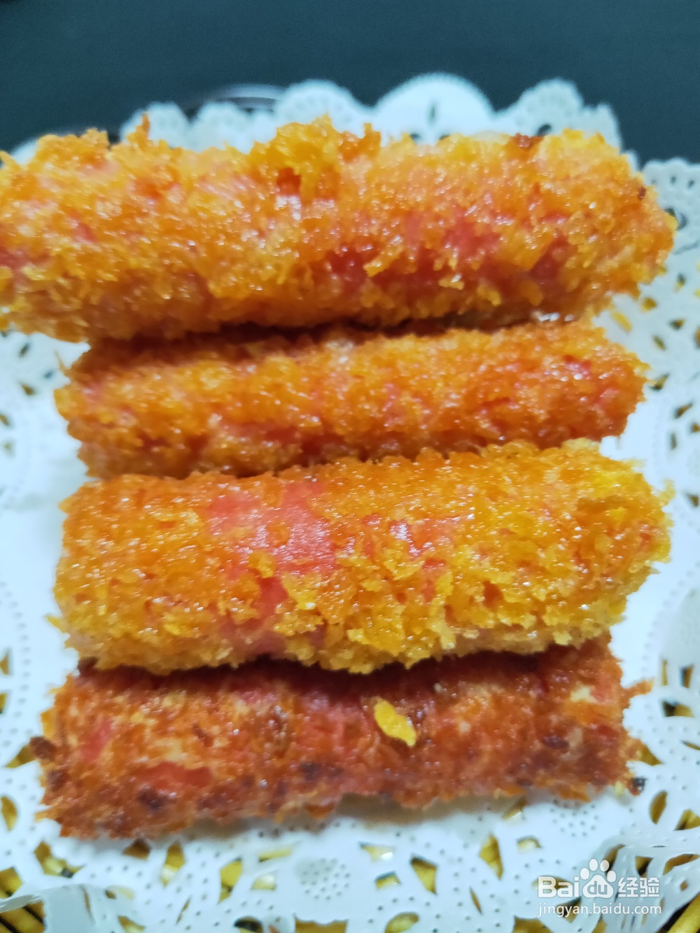 酥脆可口的家庭版小吃-改良版炸烤肠