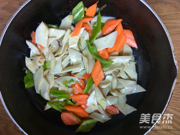 小炒杏鲍菇的做法
