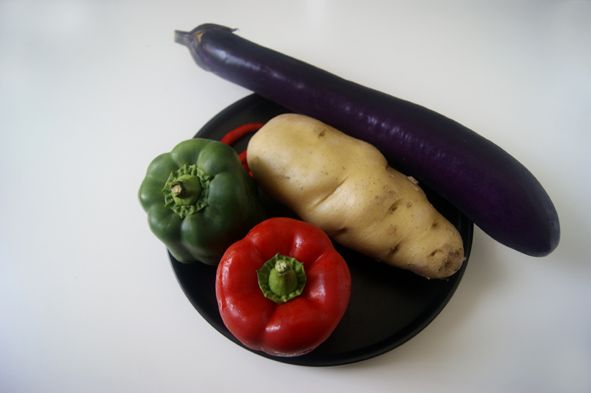 东北名菜少油版——地三鲜（空气炸锅版）