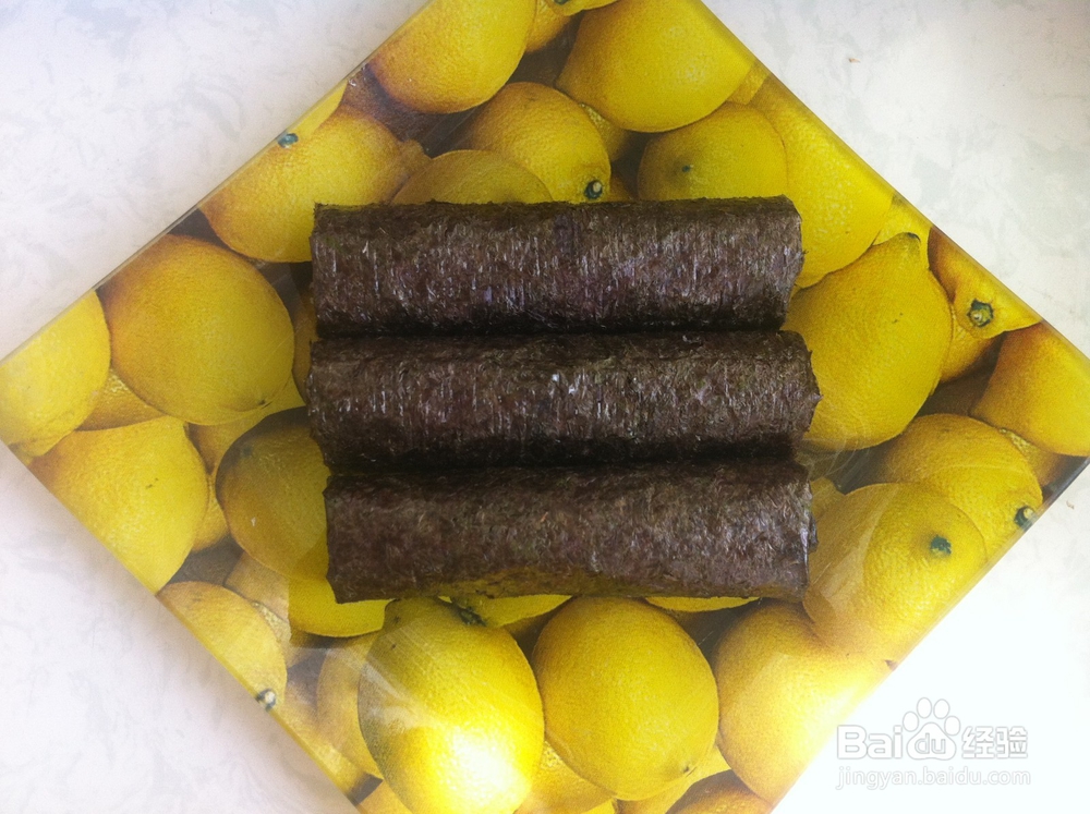 紫菜卷——紫菜变”心“了【 紫色向日葵】