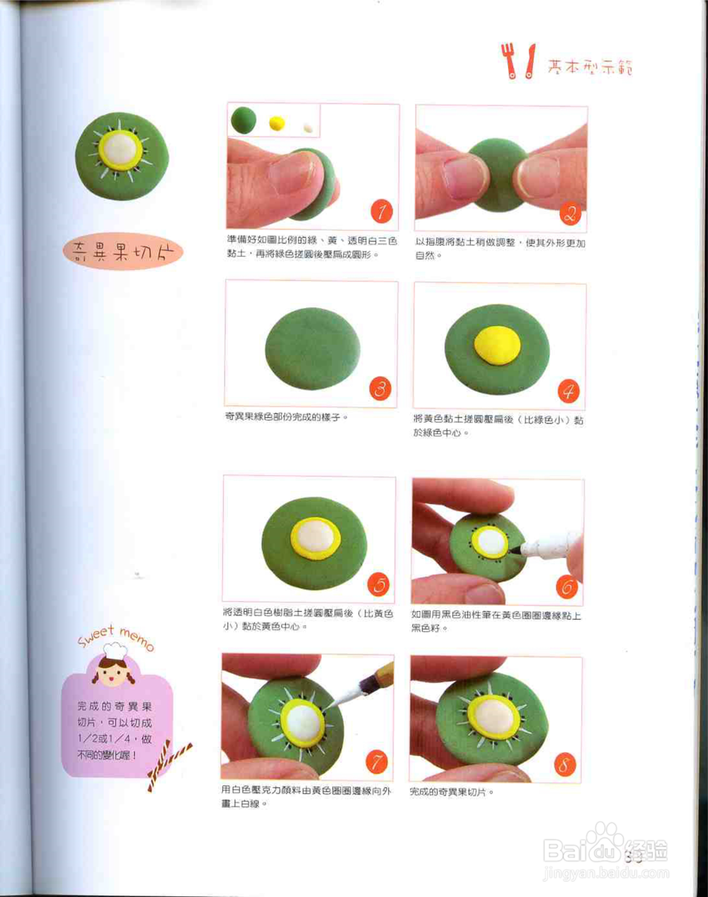 如何利用粘土做水果