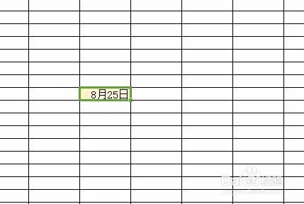 Excel如何输入日期只要月和日,不要年份