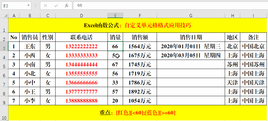 巧用自定义单元格格式,提高工作效率!