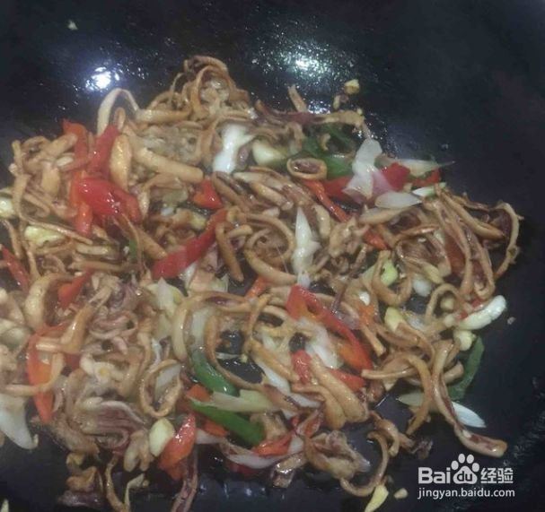 爆炒鱿鱼的做法
