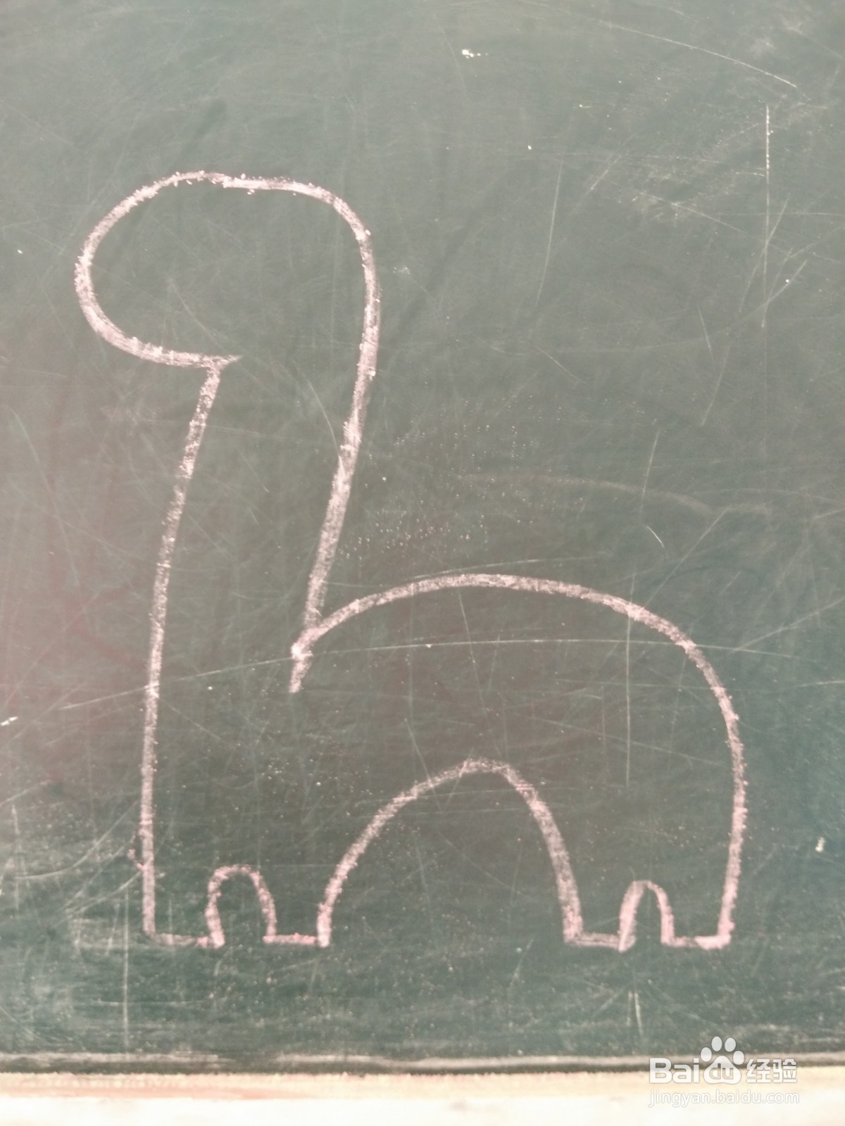 “长颈鹿”的简笔画法