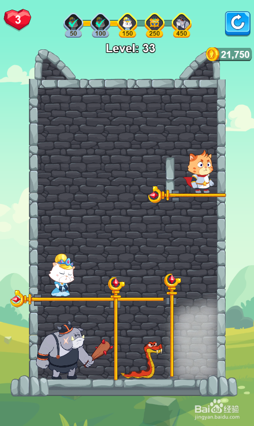 The Rise of Cat Hero的Level 33如何通过