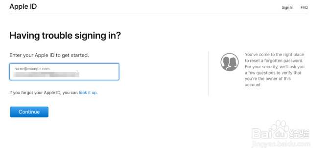如何重置Apple ID或iCloud的密码