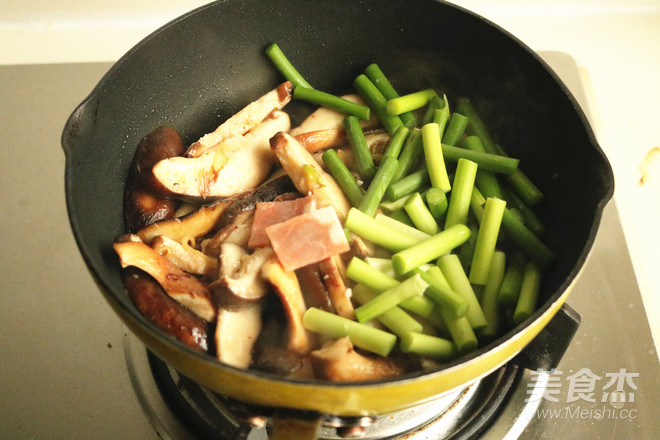 培根香菇意面
