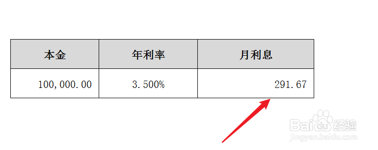 年利率怎么计算月息