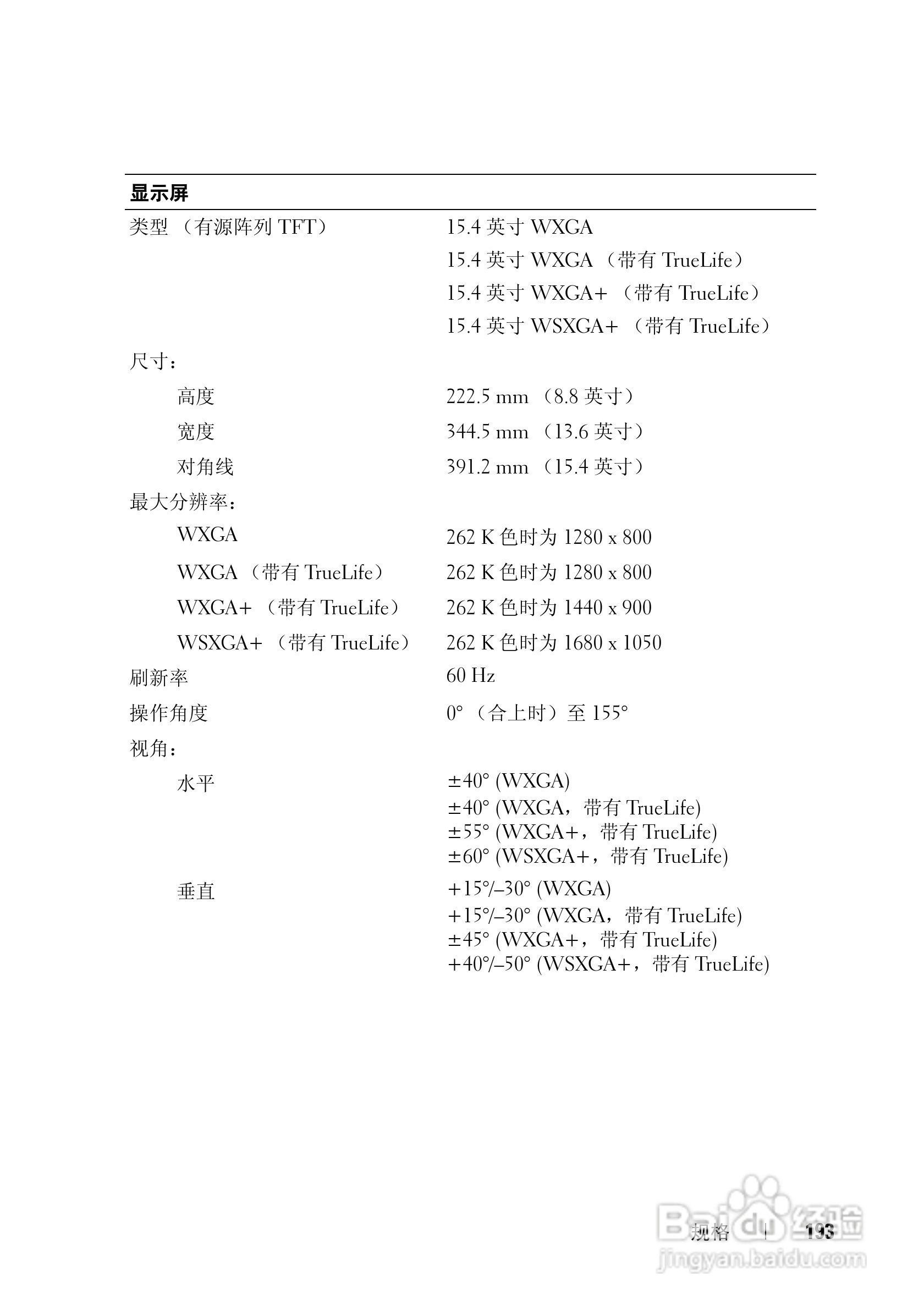 戴尔Vostro 1500笔记本电脑使用说明书:[20]