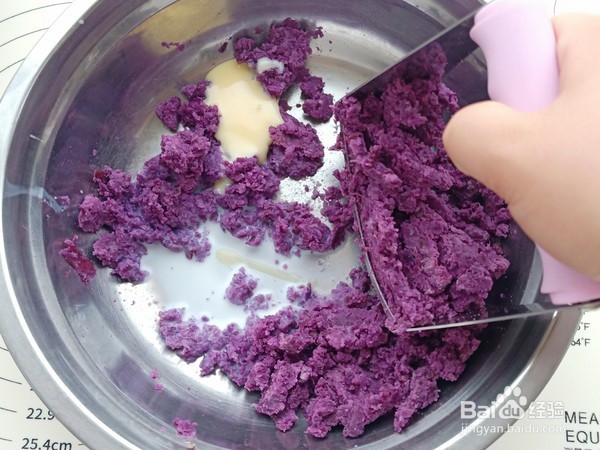怎么做小米紫薯饼