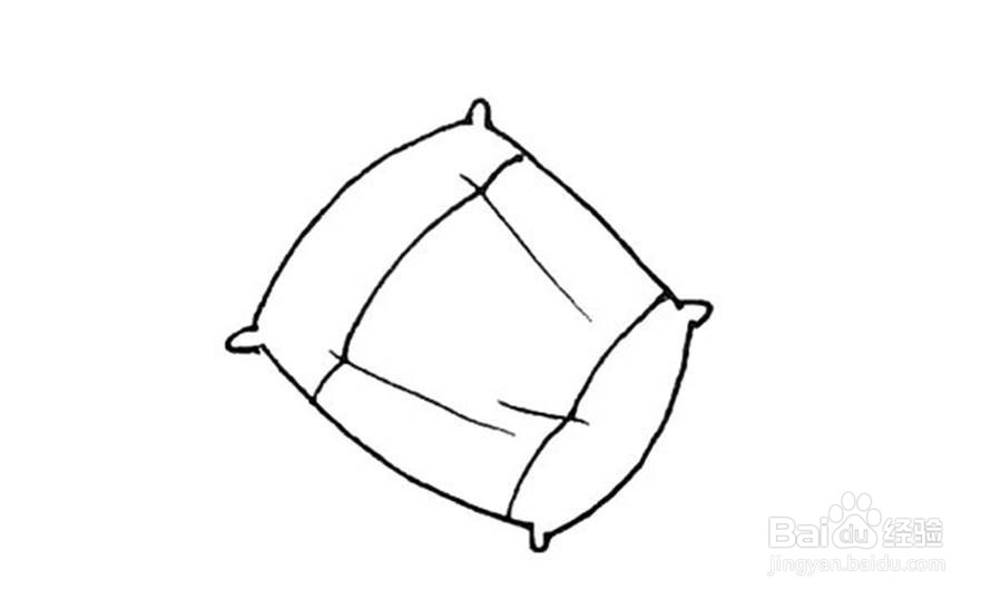被窝儿童卡通简笔画教程