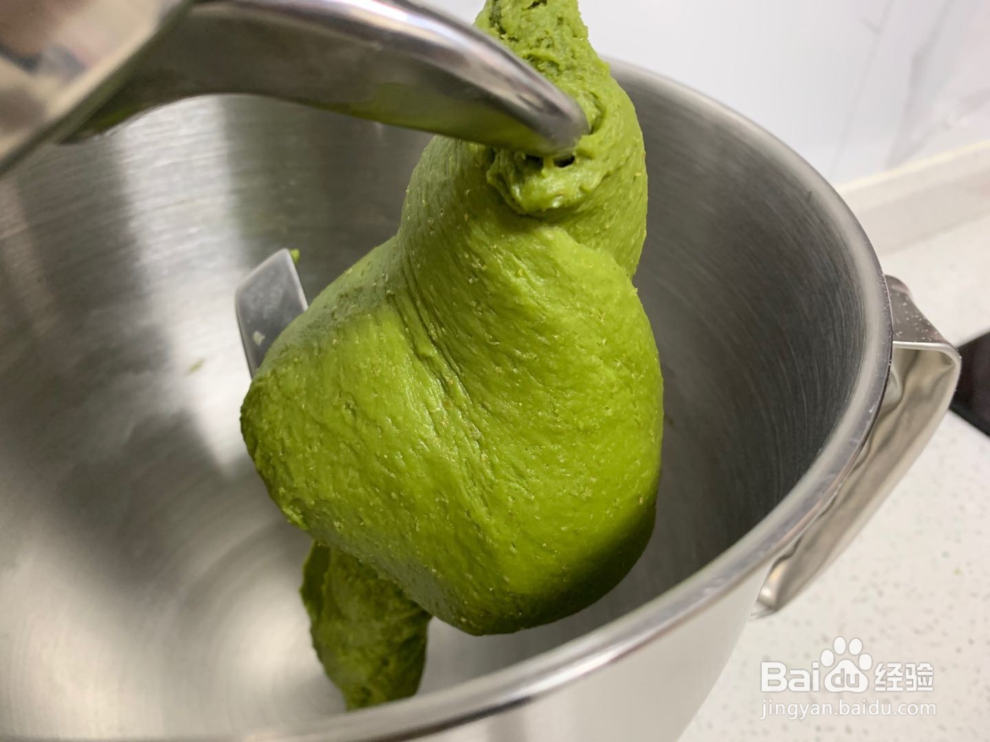 抹茶麻薯古早味面包的做法