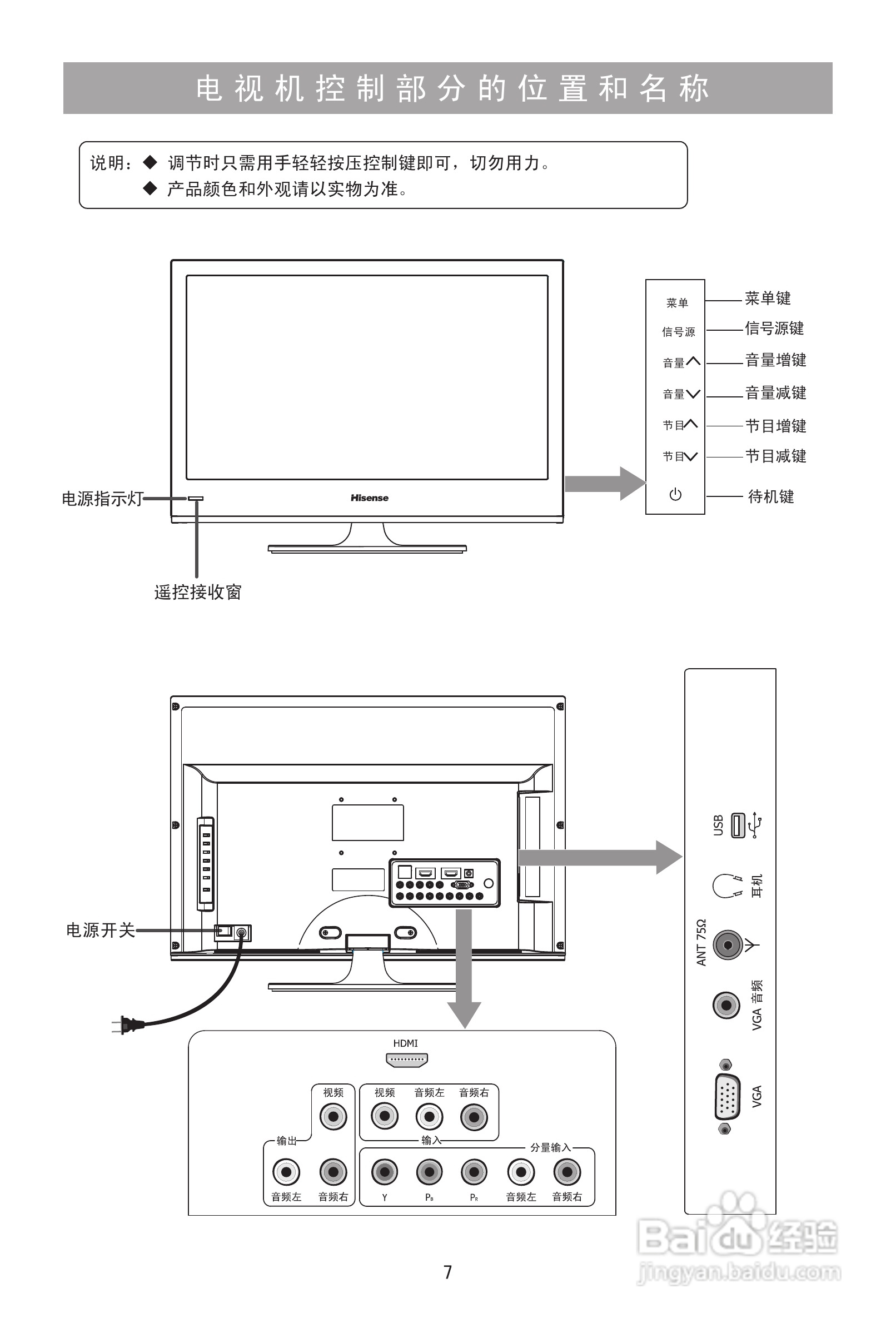 海信LED23K11G液晶彩电使用说明书:[1]