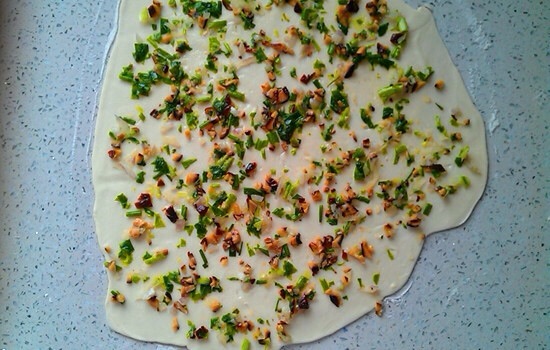 黑芝麻香菇葱油饼