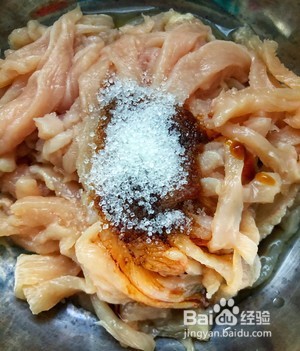 鱼香鸡丝的做法