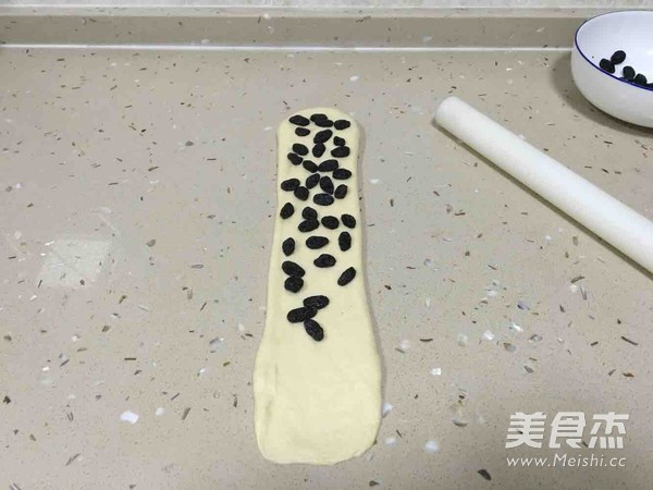 港式吐司-葡萄干夹馅