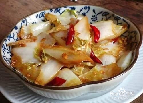 酸辣白菜的家常做法