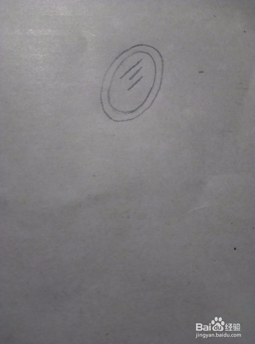 镜子的简笔画教程