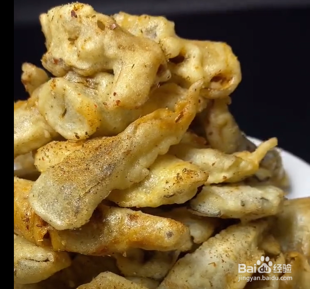 酥脆小零食炸蘑菇的做法