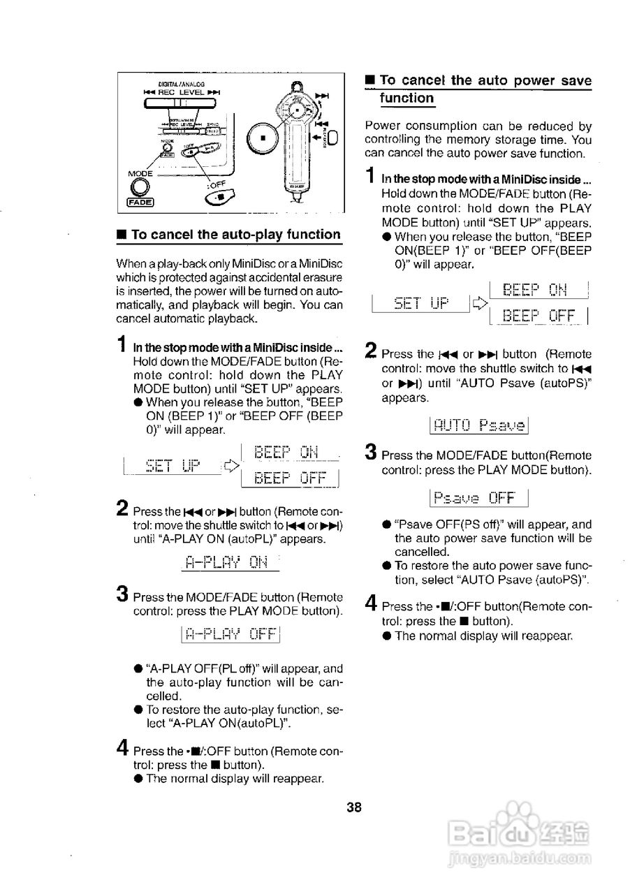 夏普MD-MT831H数码影音使用说明书:[4]