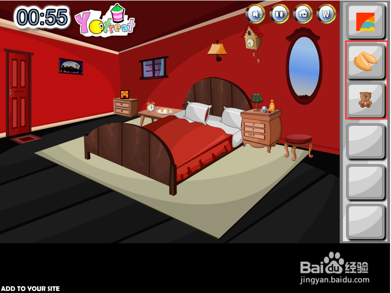 Flash游戏攻略：[23]神秘卧室逃脱