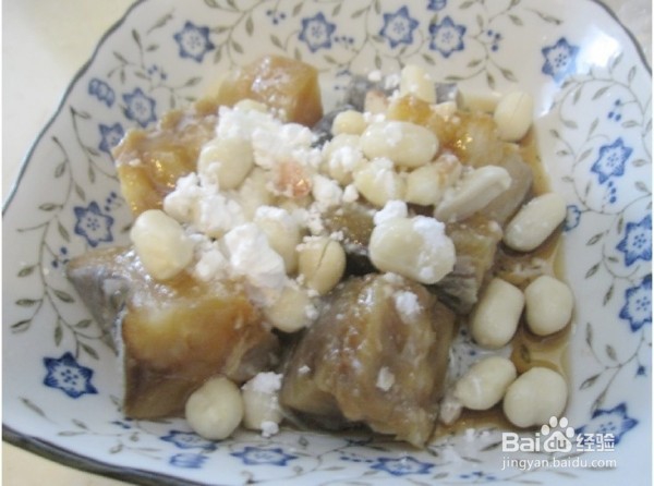 粤菜之花生蒸鱼干