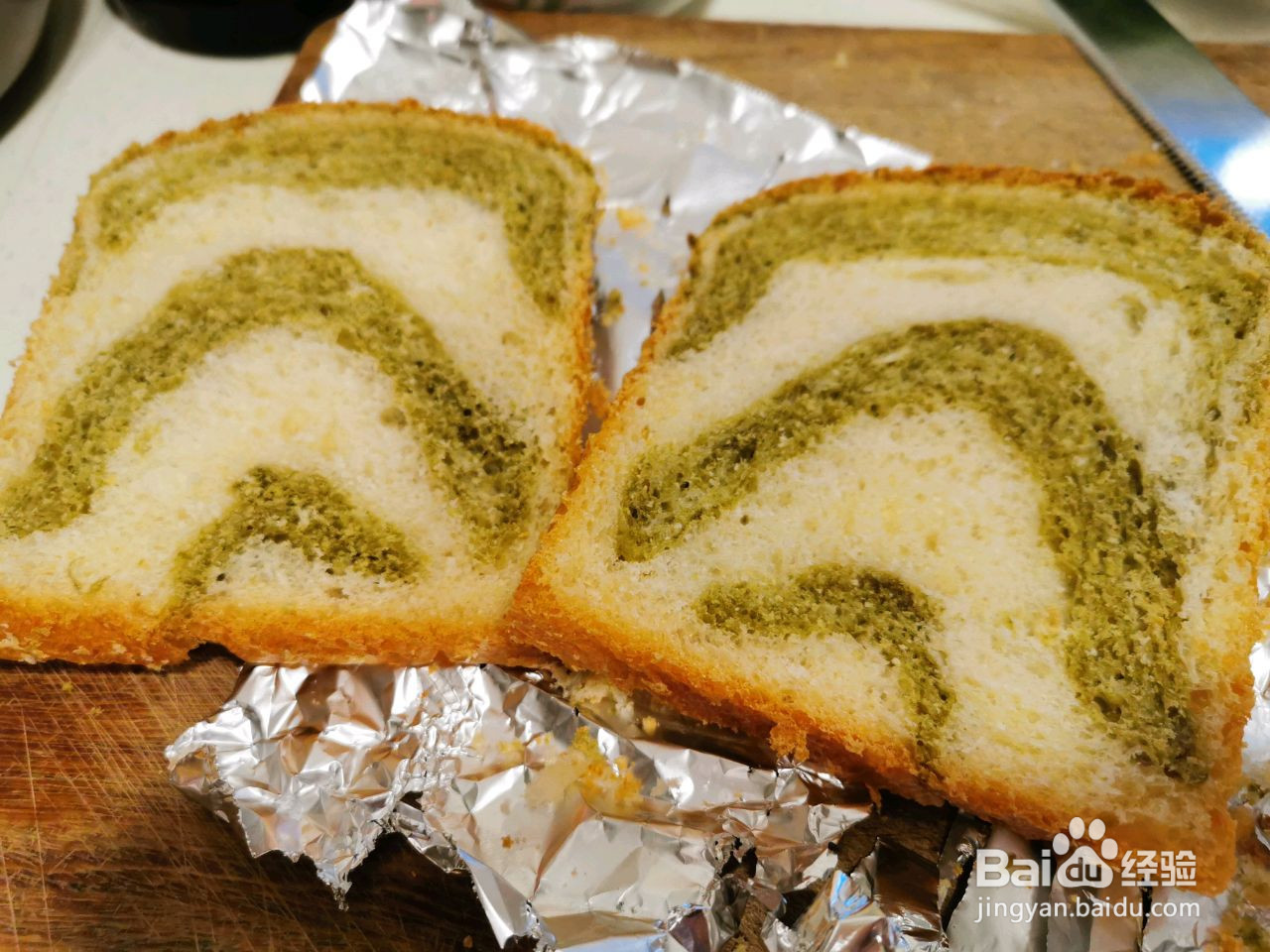 抹茶旋风吐司的做法