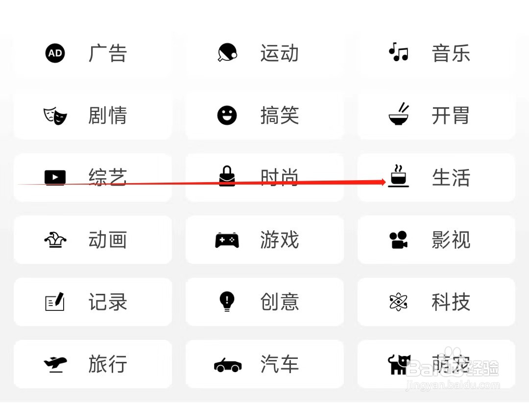 开眼怎样找到生活分类