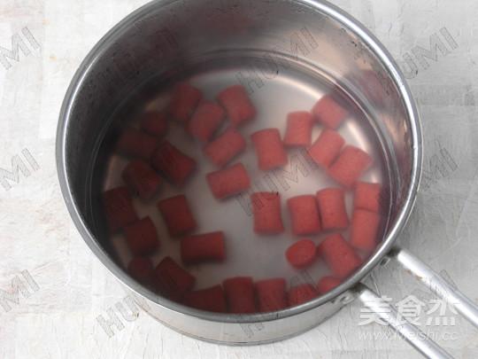 紫薯芋圆,夏天居家必备