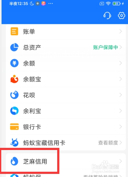 如何查看我的芝麻信用分