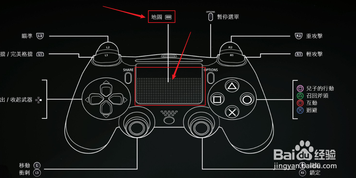战神4小地图怎么调出来