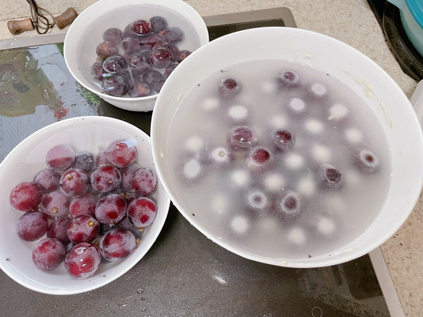 自制冰镇葡萄果冻