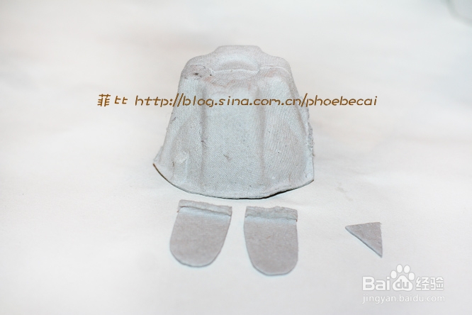 如何用鸡蛋盒做小企鹅（小动物）