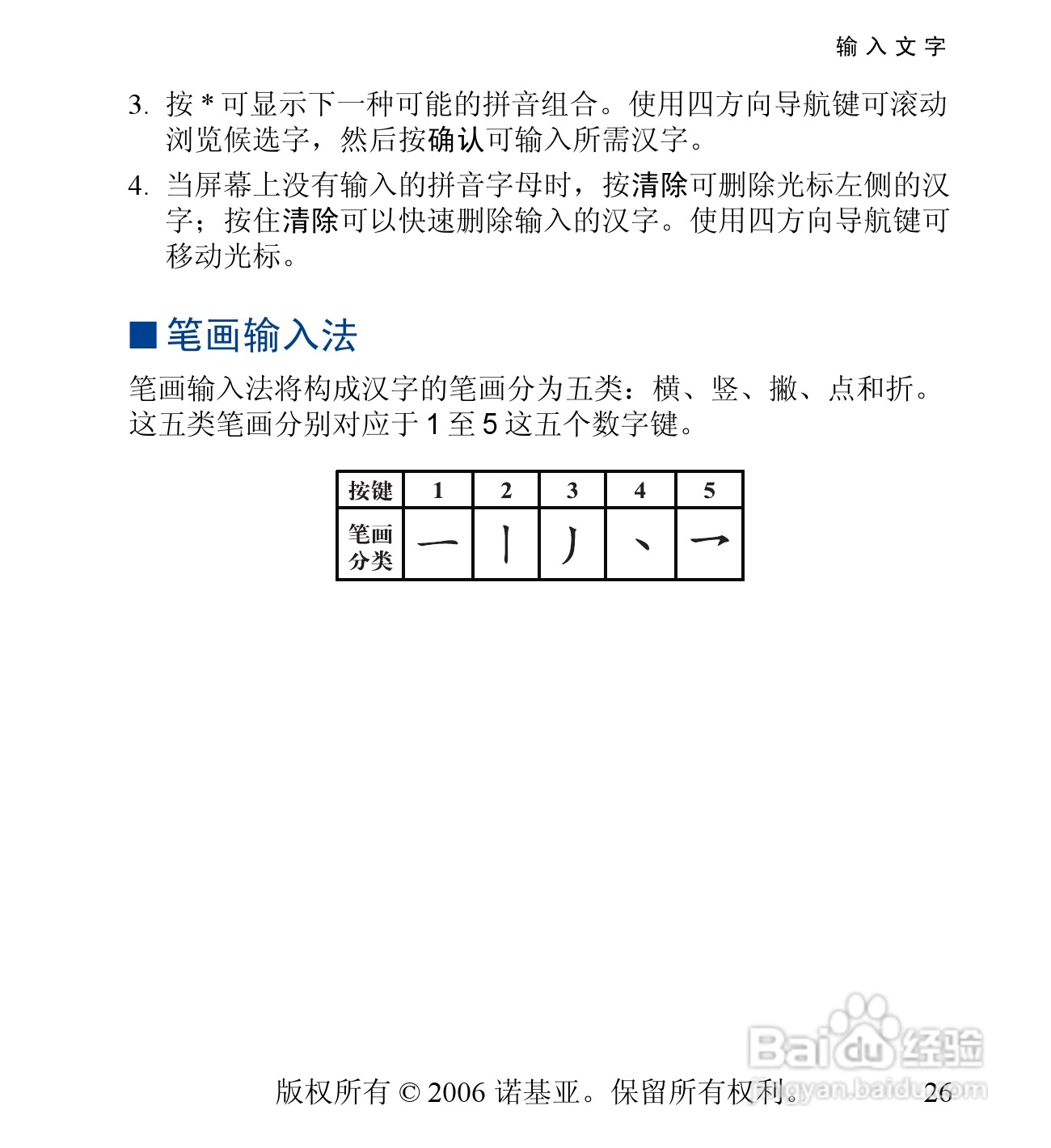 诺基亚6030手机使用说明书:[3]