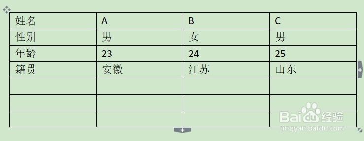 WPS中如何制作三线表